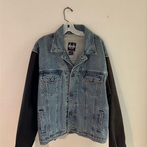 Harley-Davidson Denim Jacket with Black Sleeves
